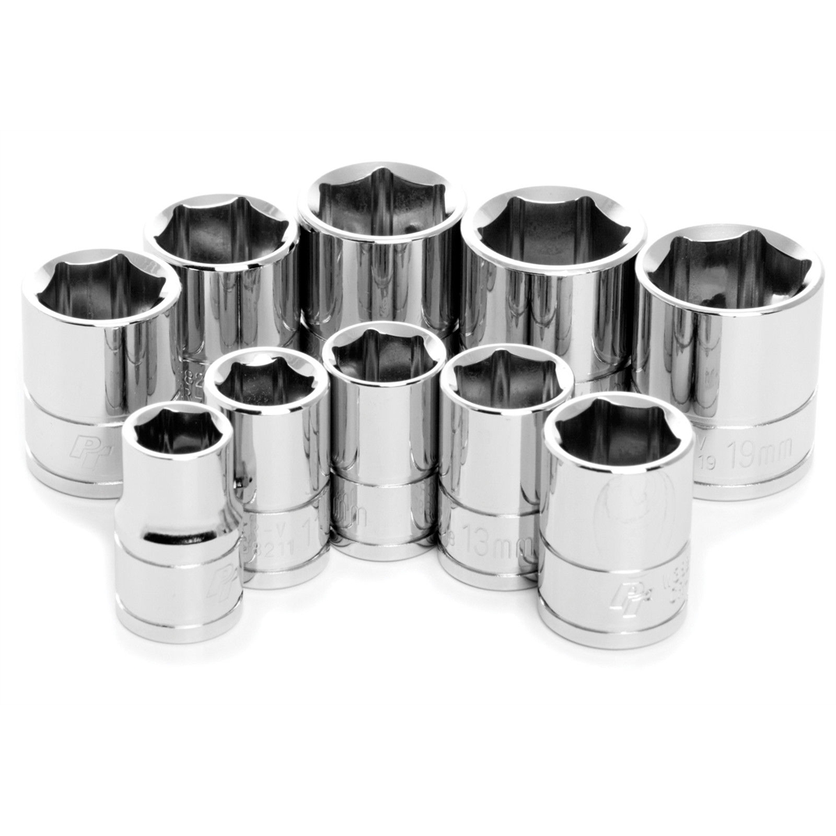 Wilmar Corp. / Performance Tool 10 Piece 3/8" Drive Metric Socket Set