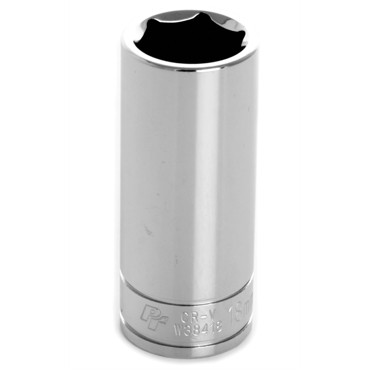 Wilmar Corp. / Performance Tool 3/8" Drive 18mm 6pt Deep Socket