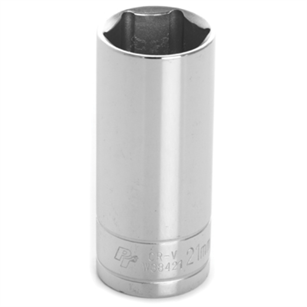 Wilmar Corp. / Performance Tool 3/8" Drive 21mm 6pt Deep Socket