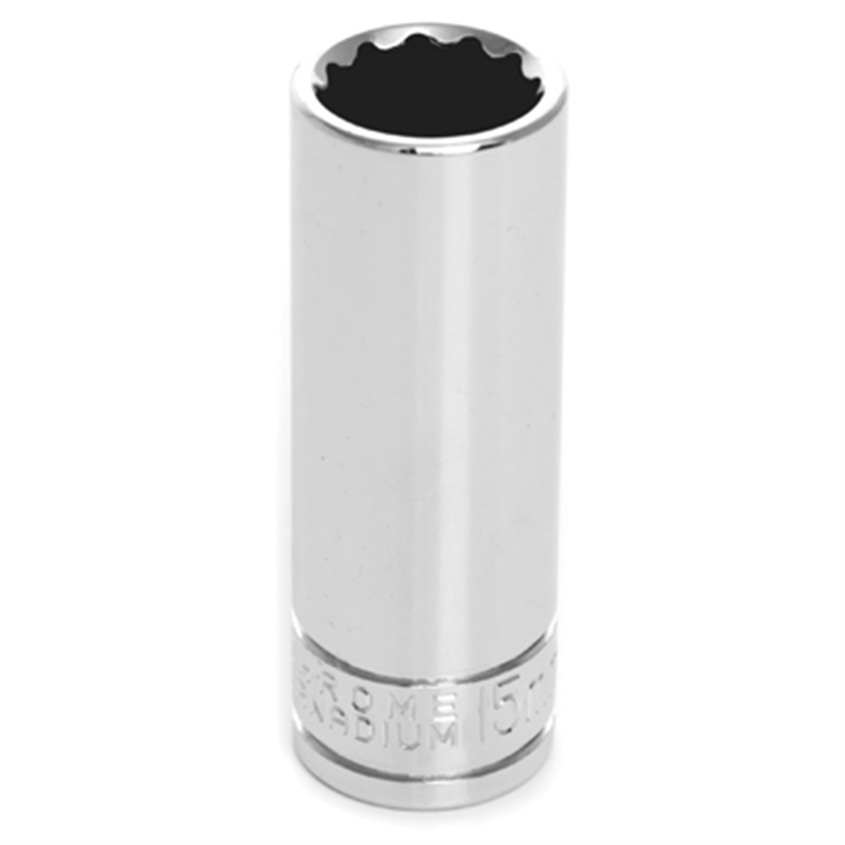 Wilmar Corp. / Performance Tool 3/8" Drive 15mm 12pt Deep Socket