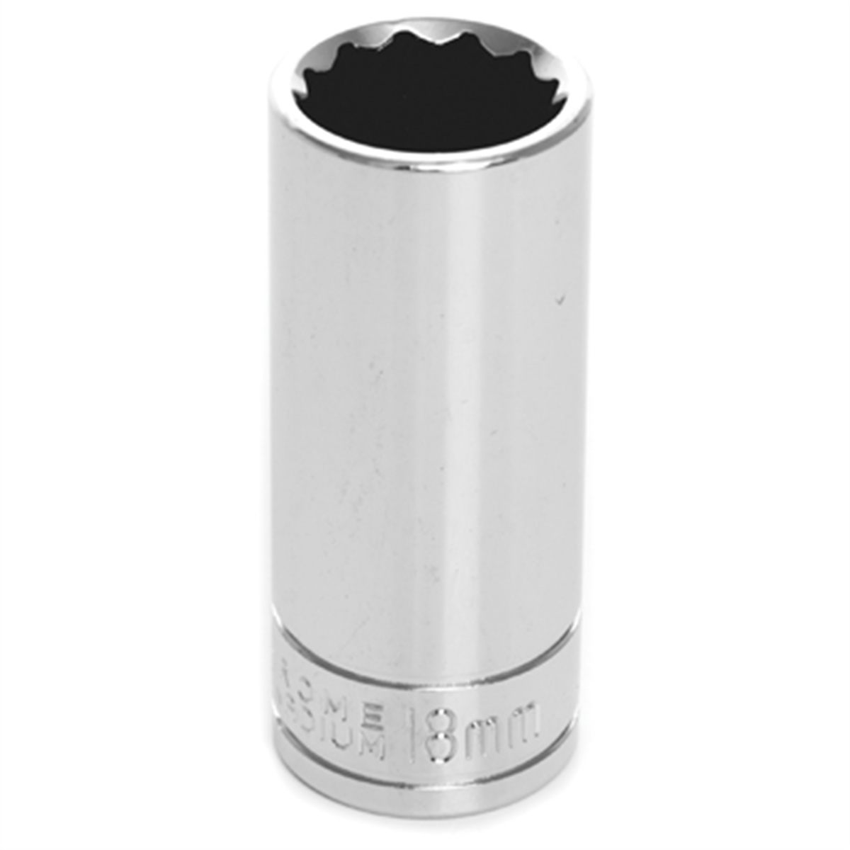 Wilmar Corp. / Performance Tool 3/8" Drive 18mm 12pt Deep Socket