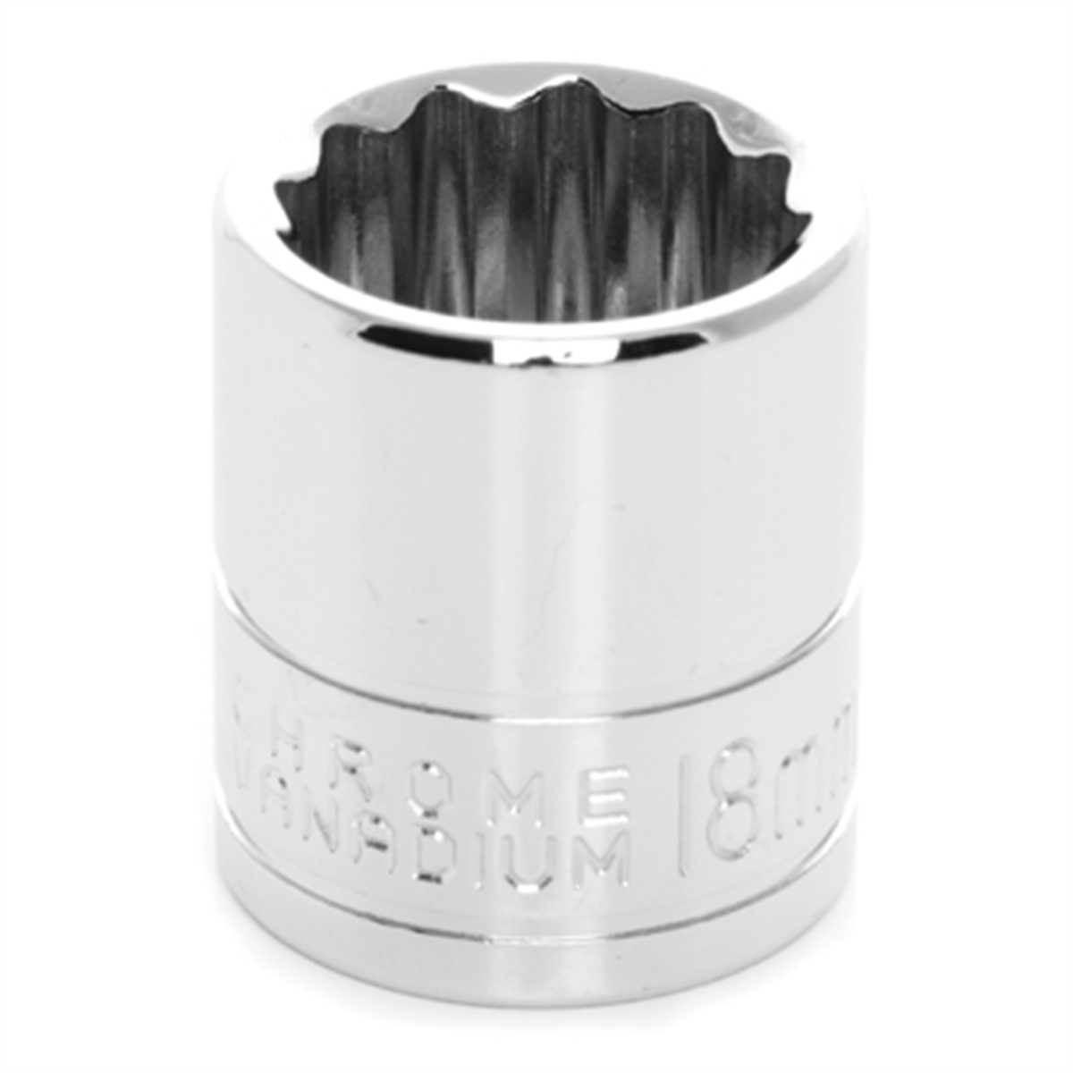 Wilmar Corp. / Performance Tool 3/8" Drive 18mm 12pt Socket