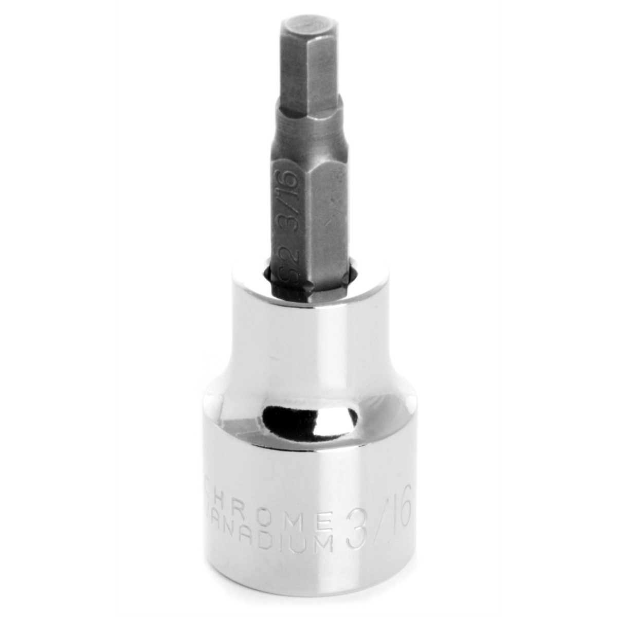 Wilmar Corp. / Performance Tool 3/8" Drive 3/16" Hex Bit Socket