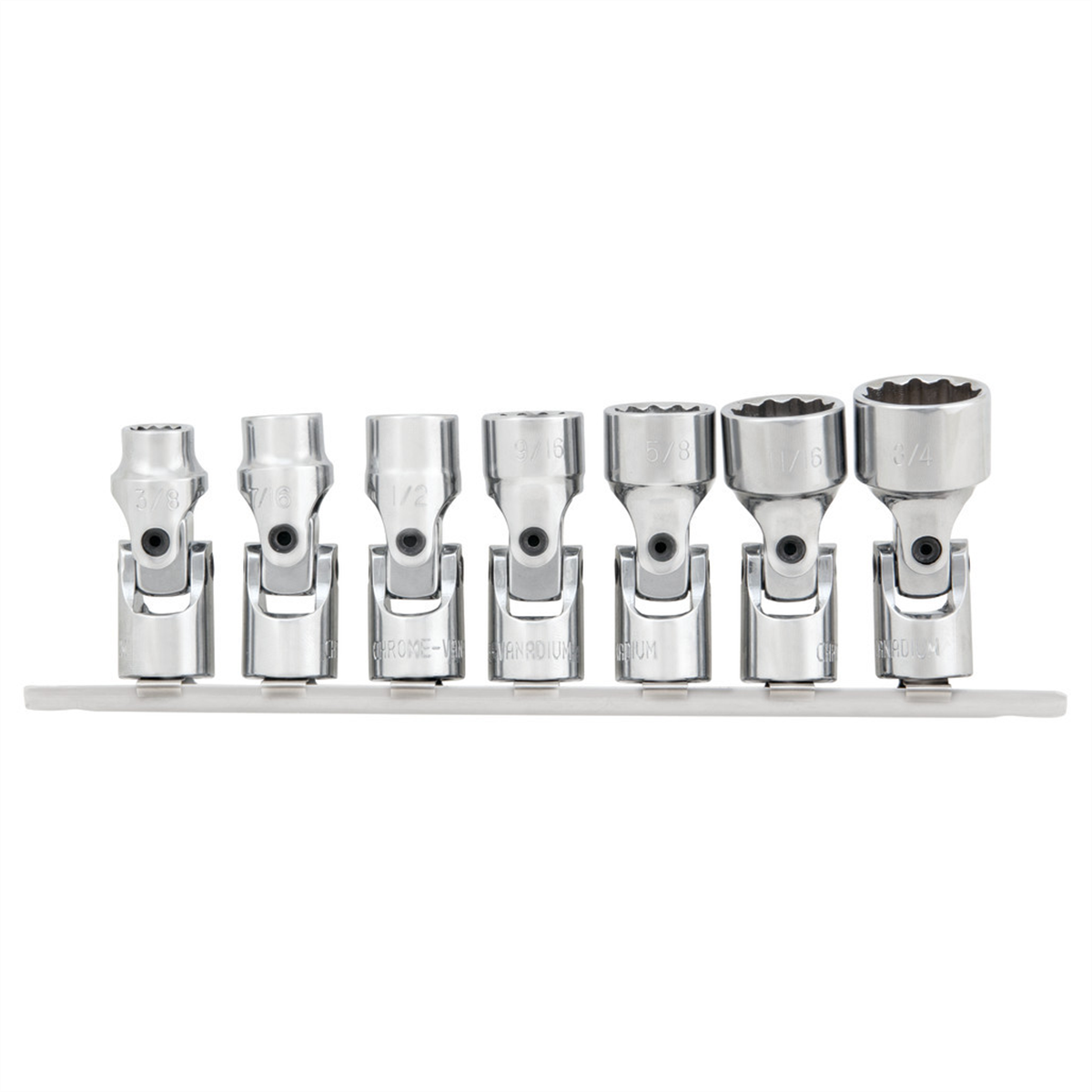 Wilmar Corp. / Performance Tool 7 Piece 3/8" Drive SAE Flex Socket Set