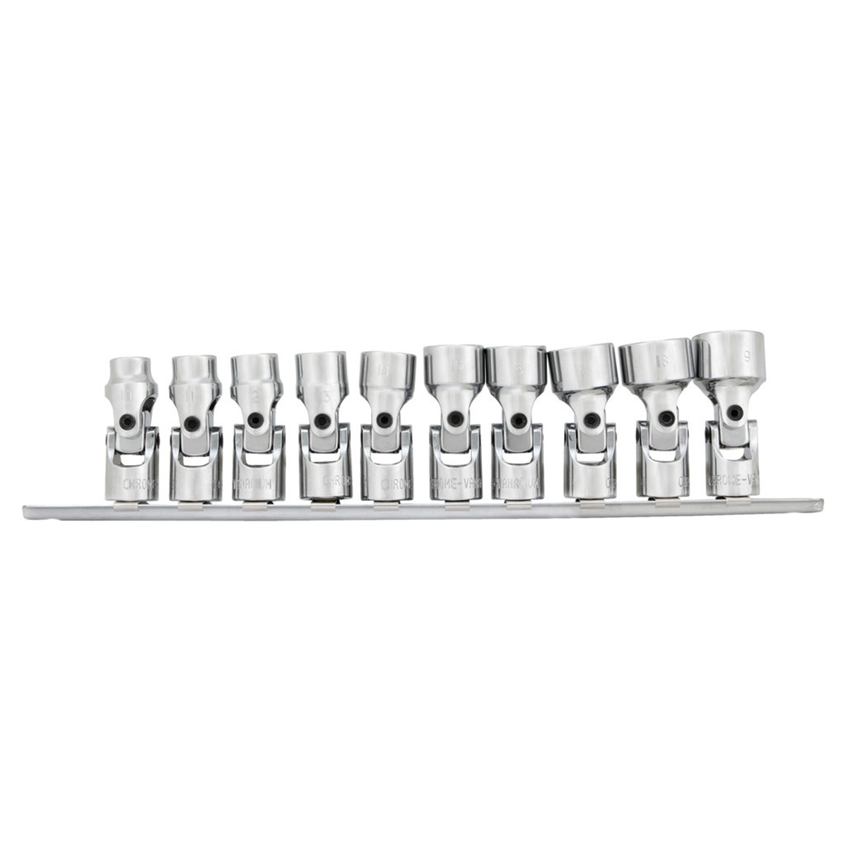 Wilmar Corp. / Performance Tool 10 Piece 3/8" Drive Metric Flex Socket Set