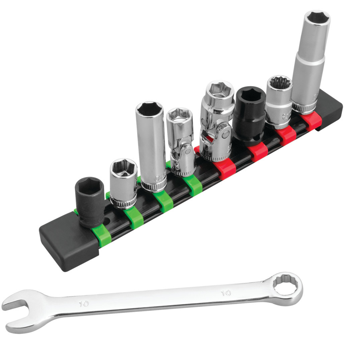 Wilmar Corp. / Performance Tool 9 Piece Master 10mm Socket & Wrench Set