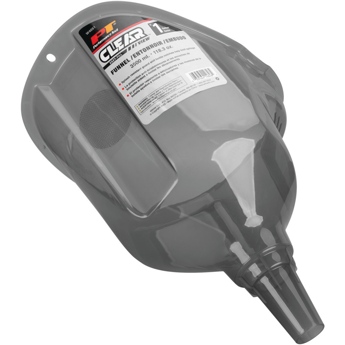 Wilmar Corp. / Performance Tool Clear View Easy-Fill Funnel 1 gal.