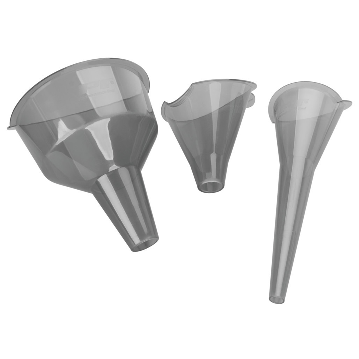 Wilmar Corp. / Performance Tool 3 Piece Clear View Funnels (1/2 pt & 1 qt)