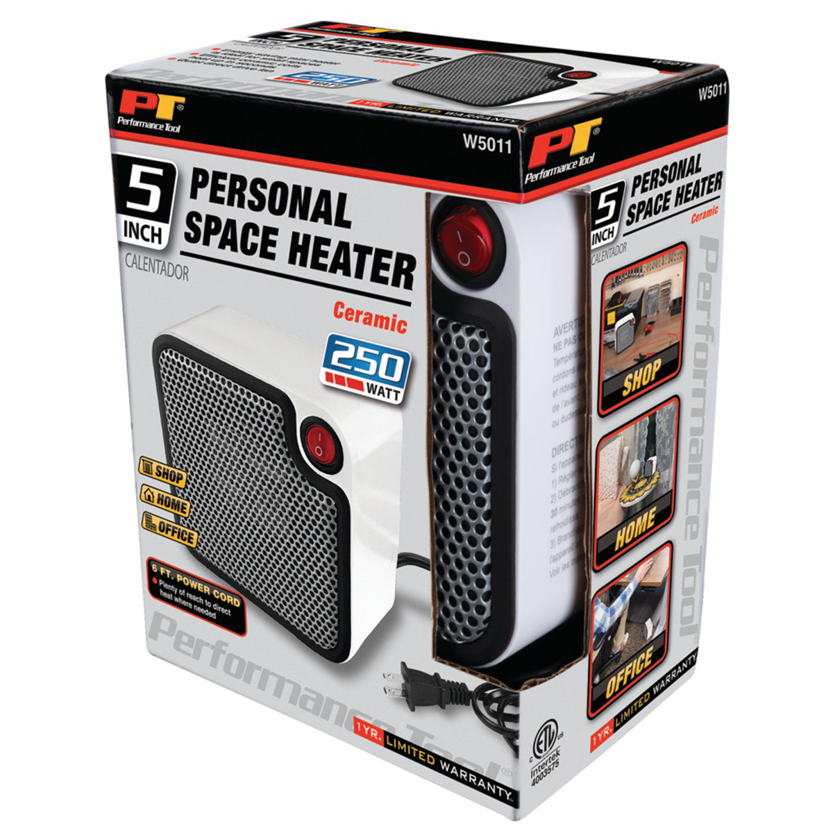 Wilmar Corp. / Performance Tool 250-watt Personal Space Heater