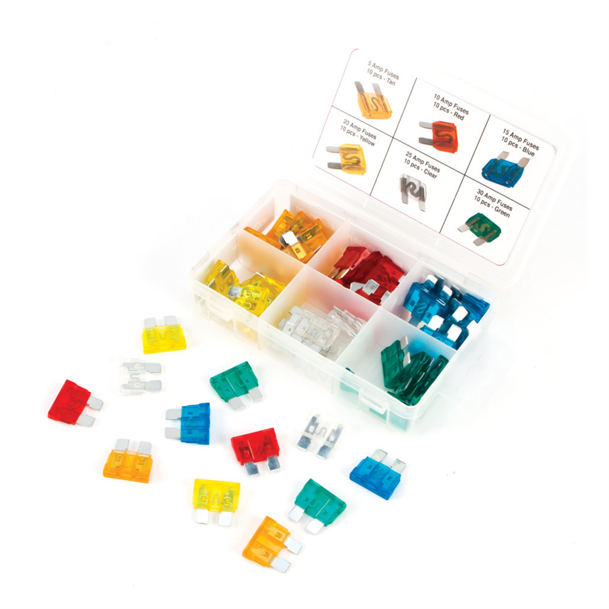 Wilmar Corp. / Performance Tool 60 Piece Standard Fuse Assortment
