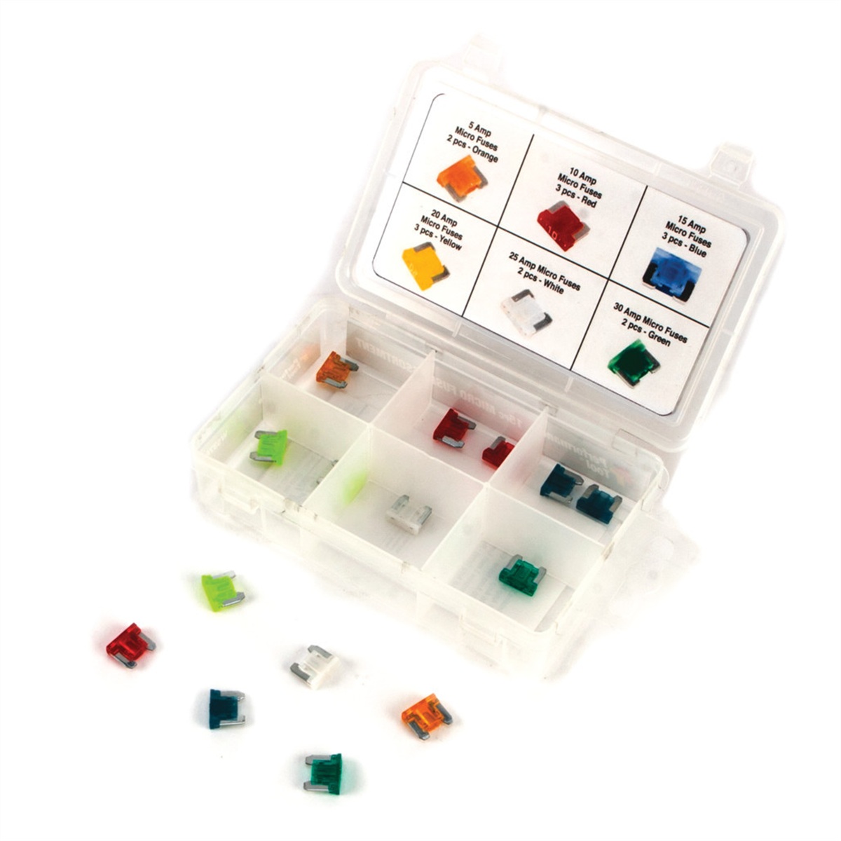Wilmar Corp. / Performance Tool 15 Piece Micro Fuse Assortment
