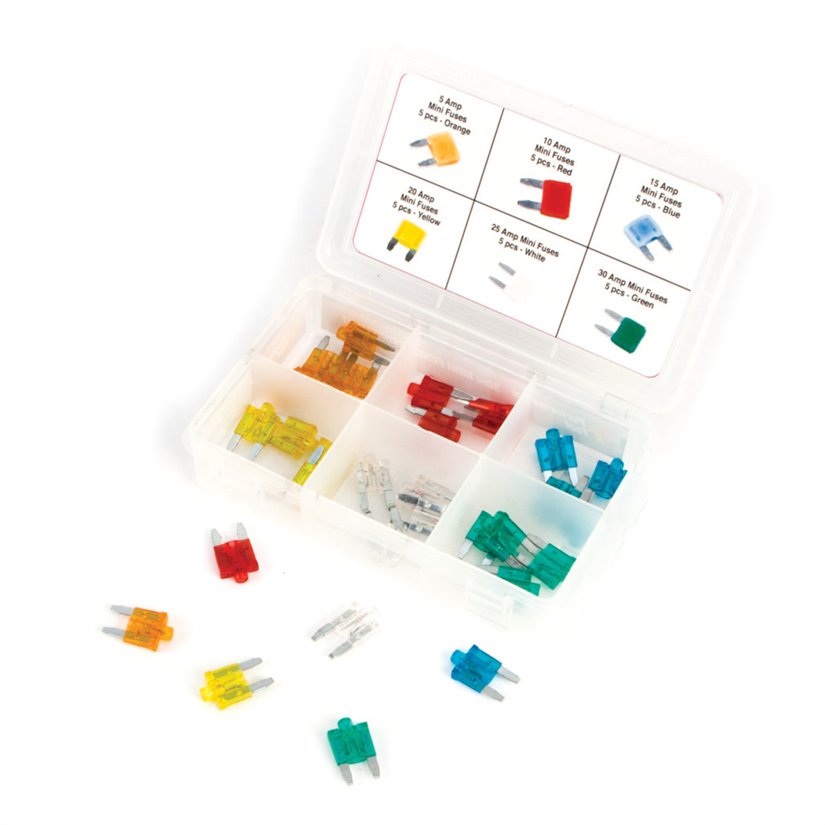 Wilmar Corp. / Performance Tool 30 Piece Mini Fuse Assortment w/LED