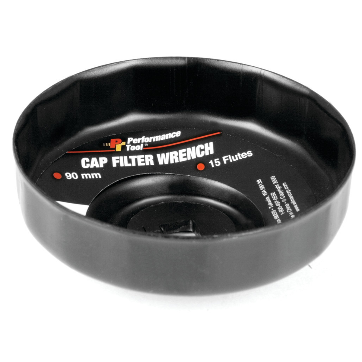 Wilmar Corp. / Performance Tool Filter Cap Wrench 90mm 15 Flute Bulk