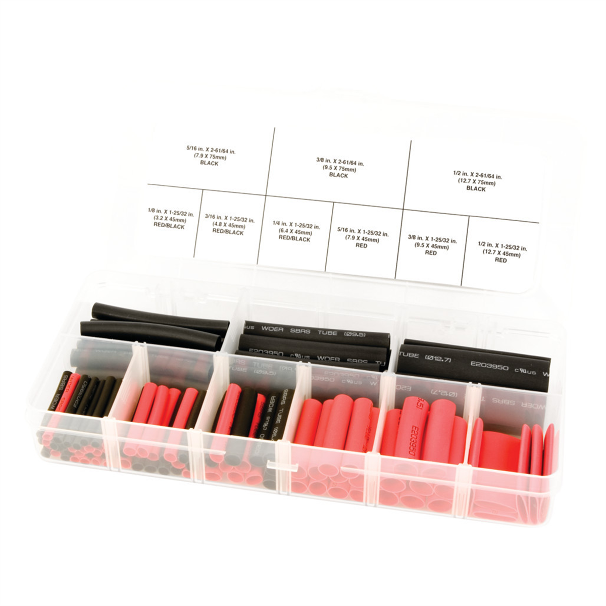 Wilmar Corp. / Performance Tool 106 Piece Weatherproof Heat Shrink Set