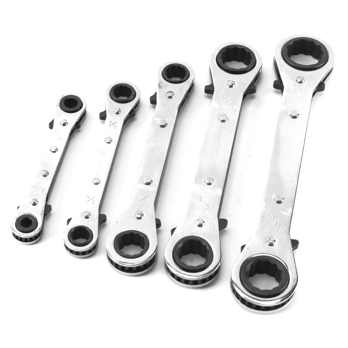 Wilmar Corp. / Performance Tool 5 Piece SAE Ratcheting Wrench Set