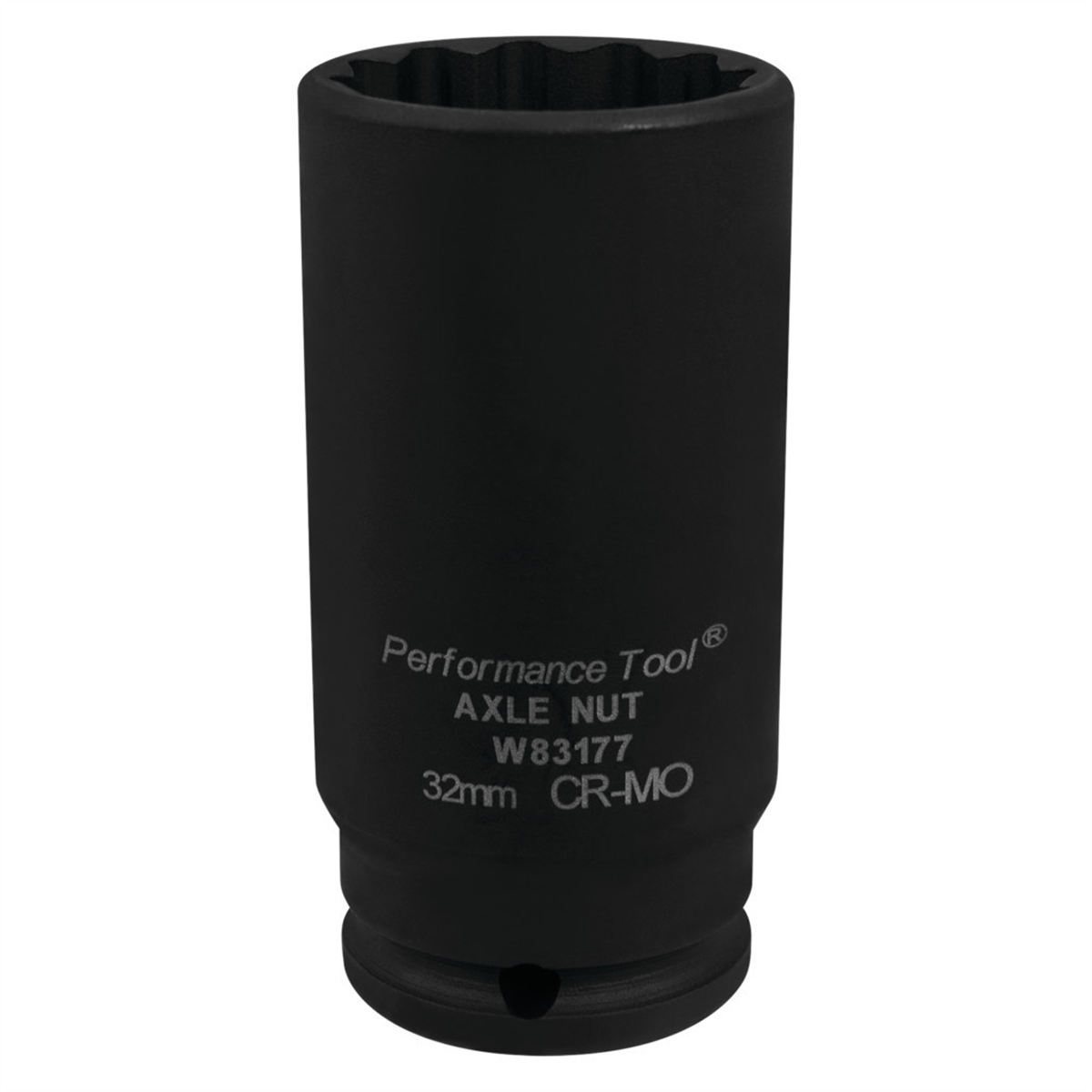 Wilmar Corp. / Performance Tool 32mm 12pt Axle Nut Socket CrMo