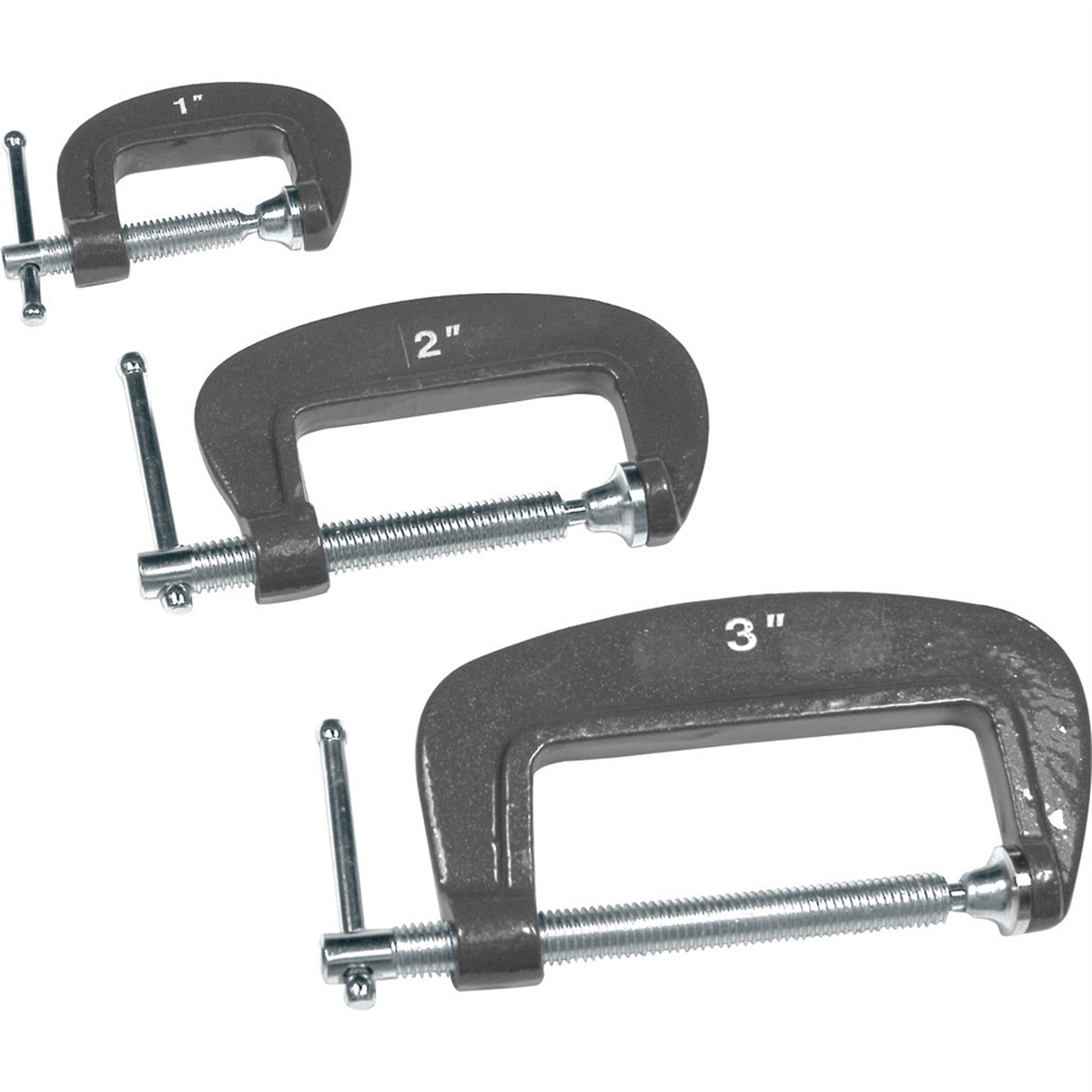 Wilmar Corp. / Performance Tool 3 Piece C-Clamp Set