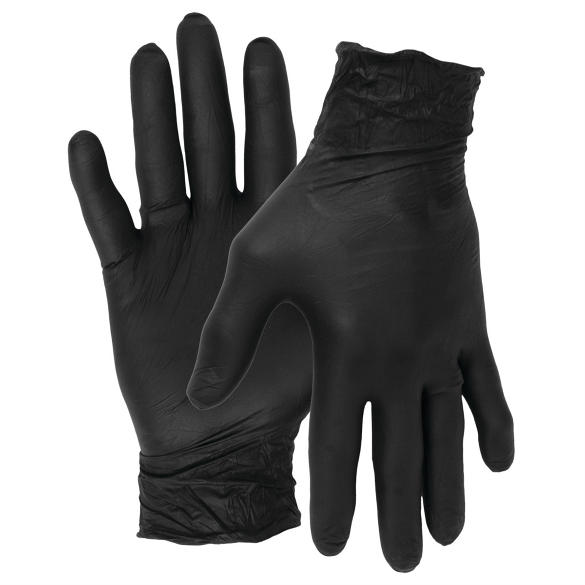 Wilmar Corp. / Performance Tool Black Nitrile Gloves Large