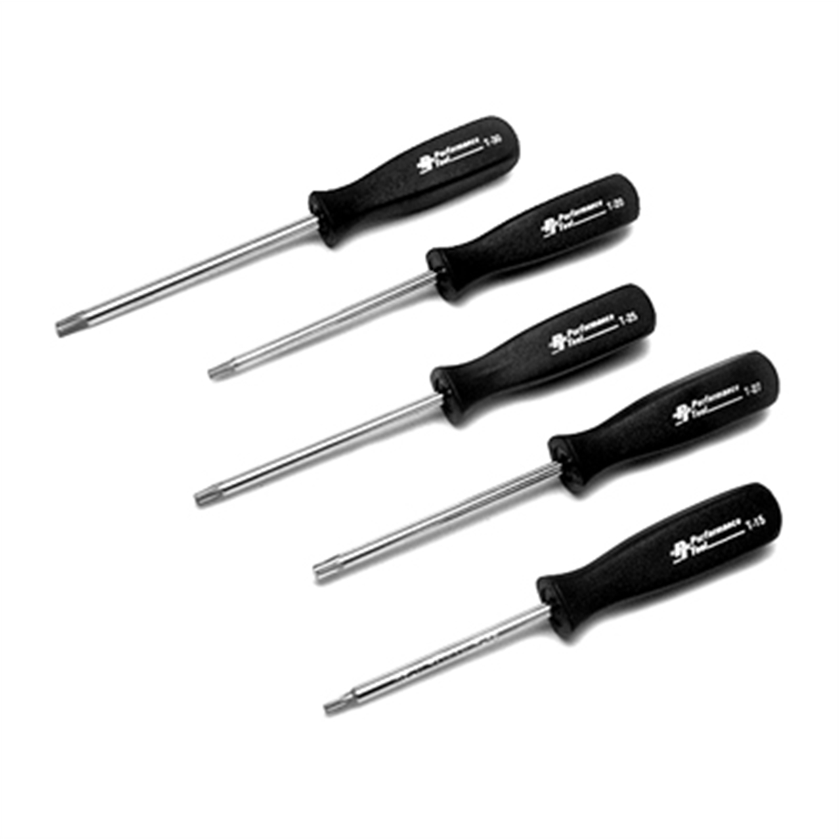 Wilmar Corp. / Performance Tool 5 Piece Tamper Resistant Star Driver Set