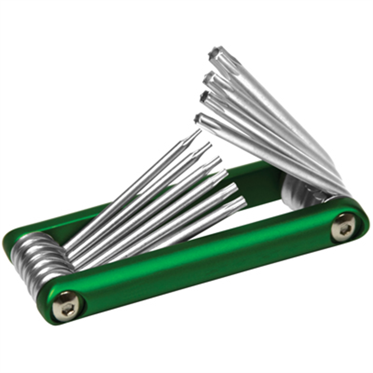 Wilmar Corp. / Performance Tool 10 Piece Aluminum Folding Star Key Set