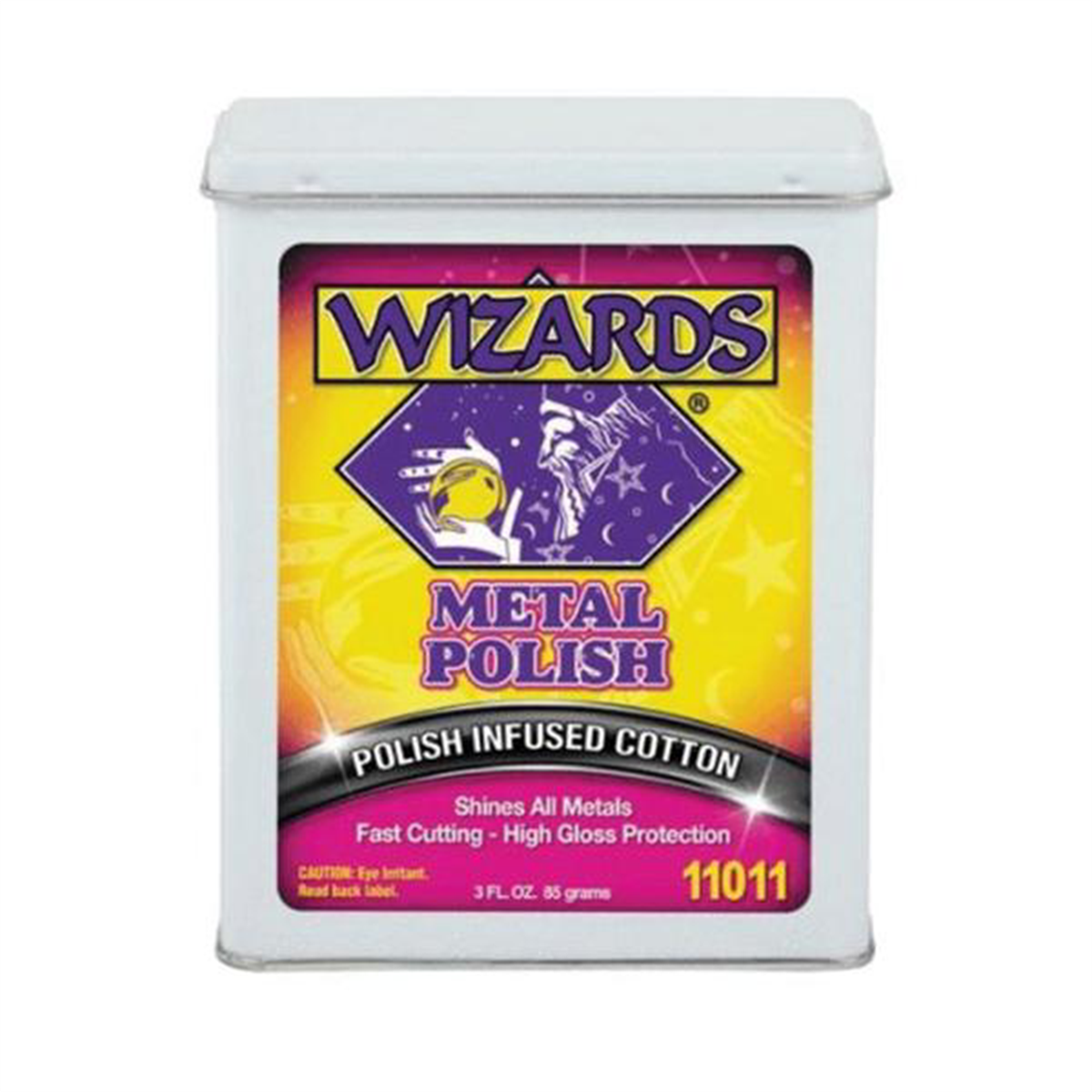 Wizards Products The Magic is in the Cloth 11011 Fast Cutting Metal Polish, 3 oz Squeeze Bottle, Pink