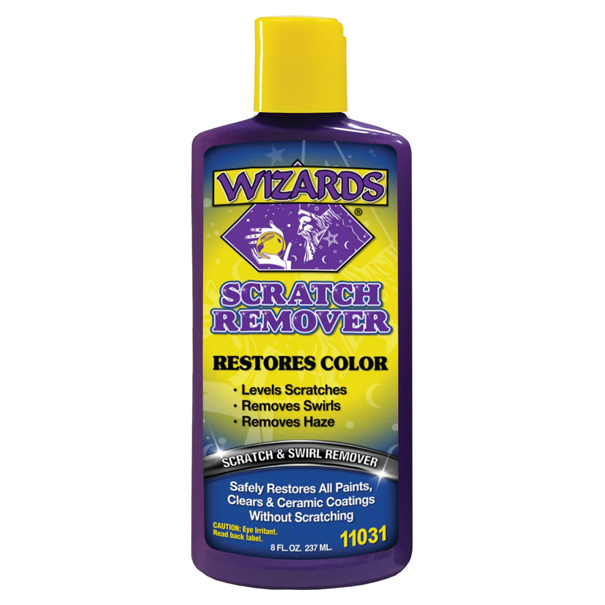 Wizards Products 11031 Scratch Remover, 8 oz Squeeze Bottle, Off-White