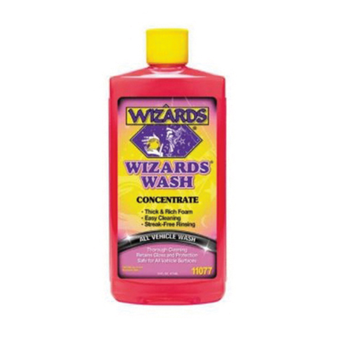 Wizards Products 11077 Super Concentrated Car Wash, 16 oz Bottle, Translucent Pink, Liquid