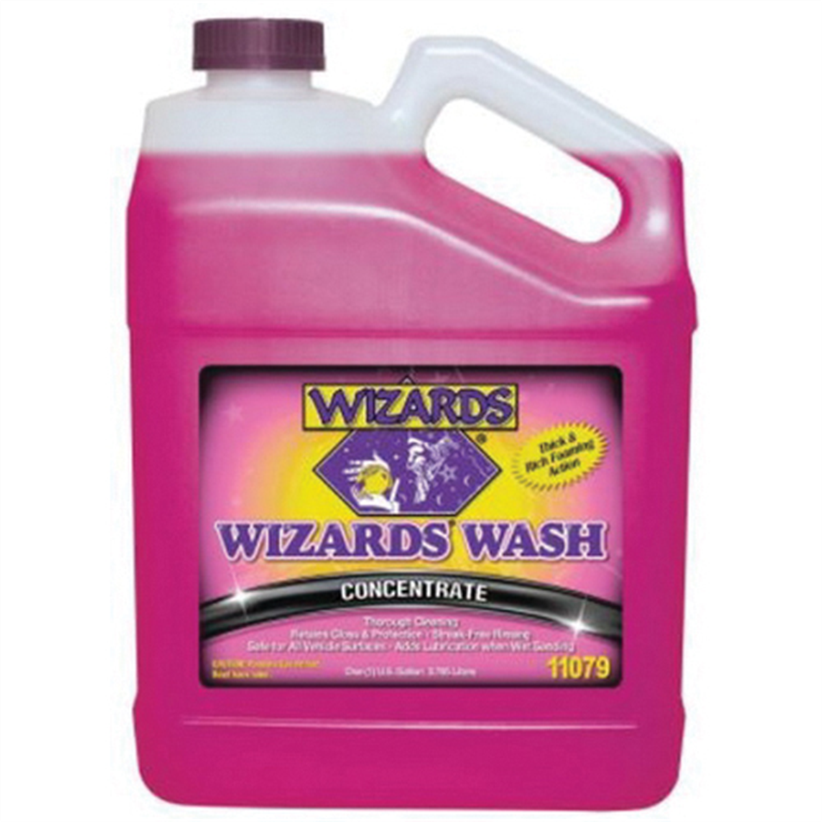 Wizards Products 11079 Super Concentrated Car Wash, 1 gal Can, Translucent Pink, Liquid
