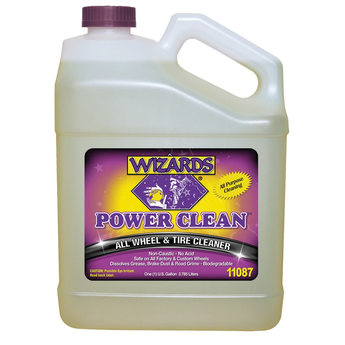 Wizards Products 11087 All-Purpose Cleaner and Degreaser, 1 gal Can, Yellowish Brown