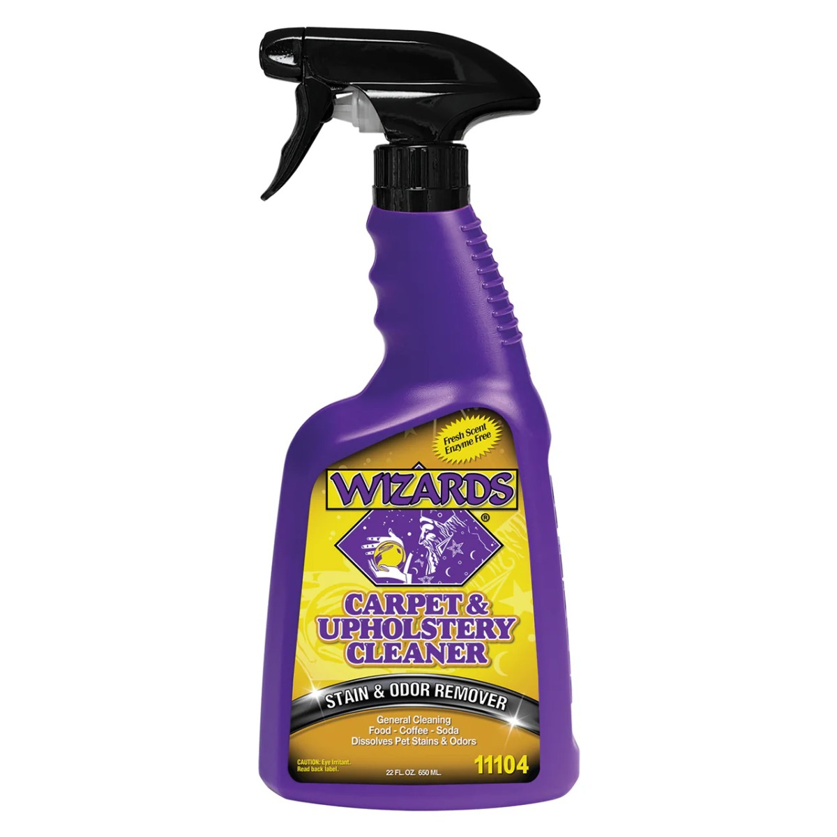 Wizards Products 11104 Carpet and Upholstery Cleaner, 22 oz Spray Bottle