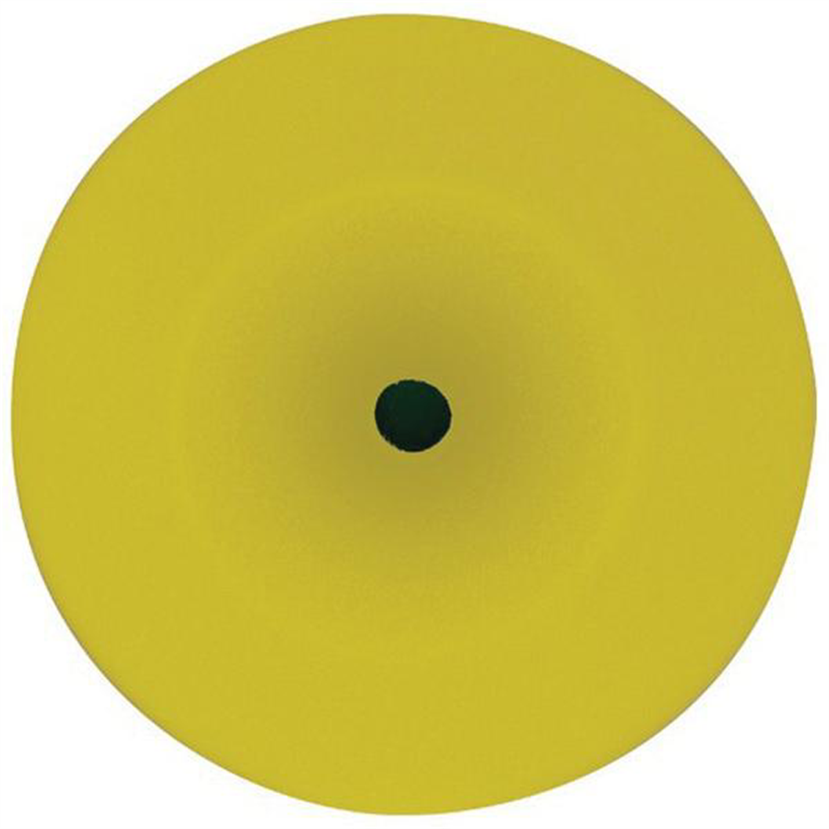 Wizards Products 11204 High Density Buffing Pad, 8-1/2 in Overall Dia, Hook and Loop, Yellow