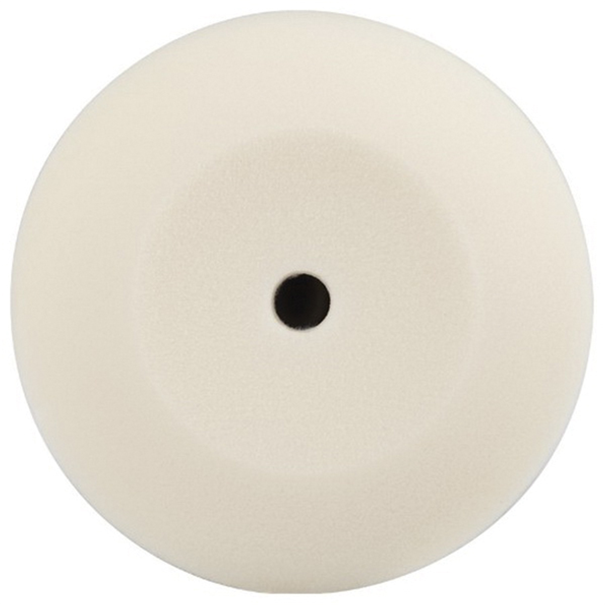 Wizards Products 11205 Medium Density Buffing Pad, 8-1/2 in Overall Dia, Hook and Loop, White