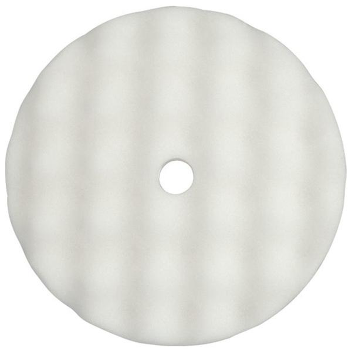 Wizards Products The Aggressor 11310 Cutting Pad, 8 in Overall Dia, Hook and Loop, White