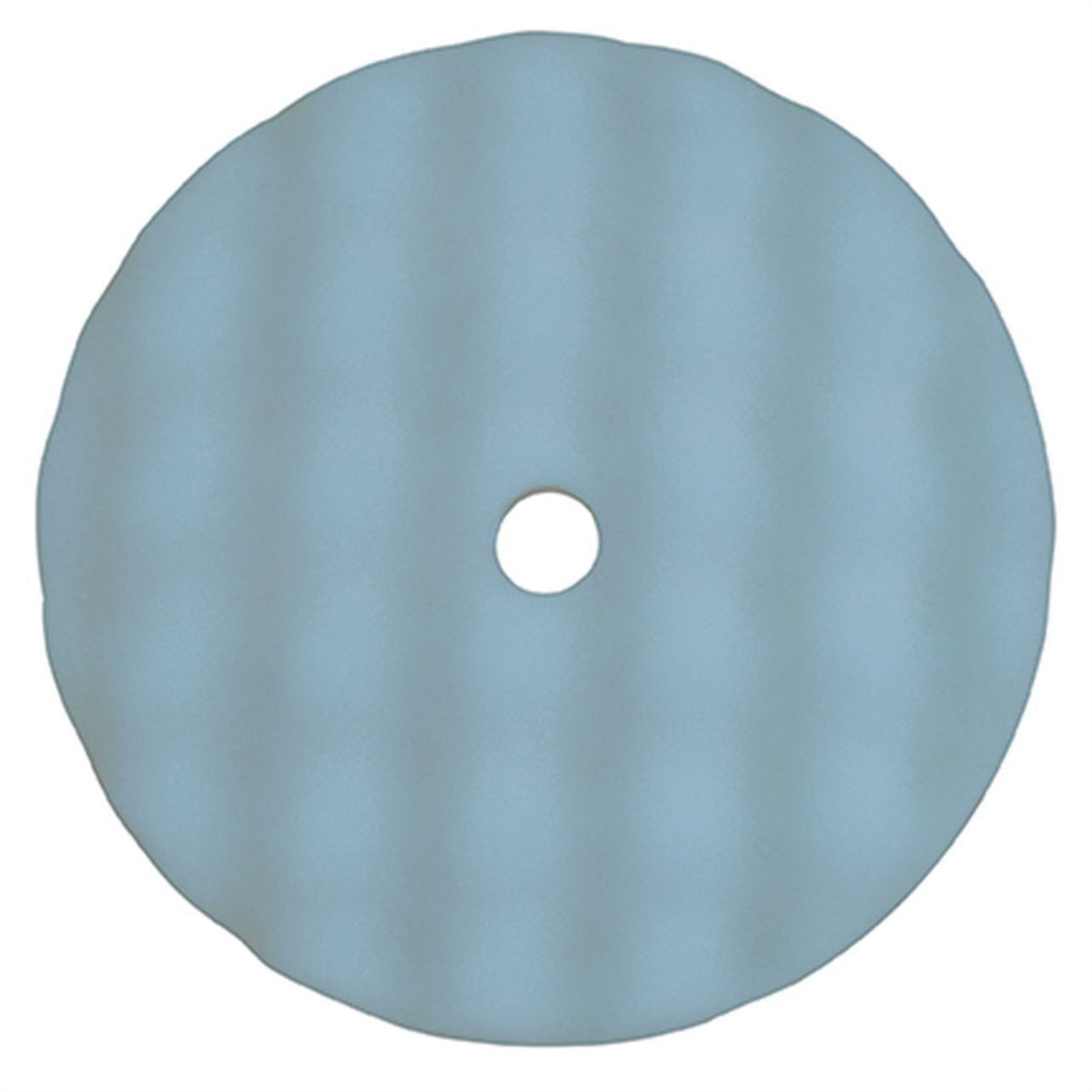 Wizards Products The Ultra Finishing 11314 Buffing Pad, 8 in Overall Dia, Hook and Loop, Blue
