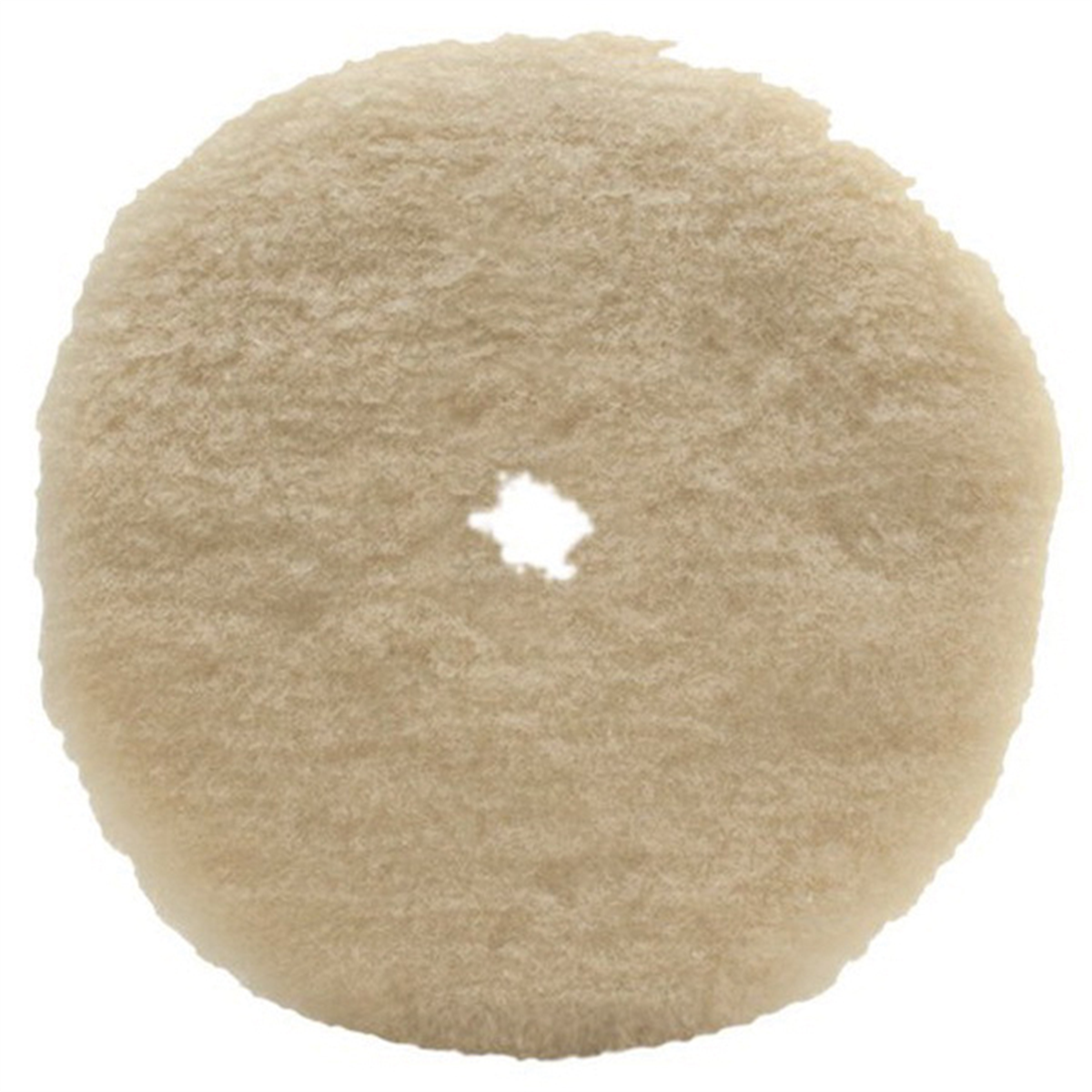 Wizards Products 11600 Dual Action Cutting Pad, 6 in Overall Dia, Hook and Loop, White