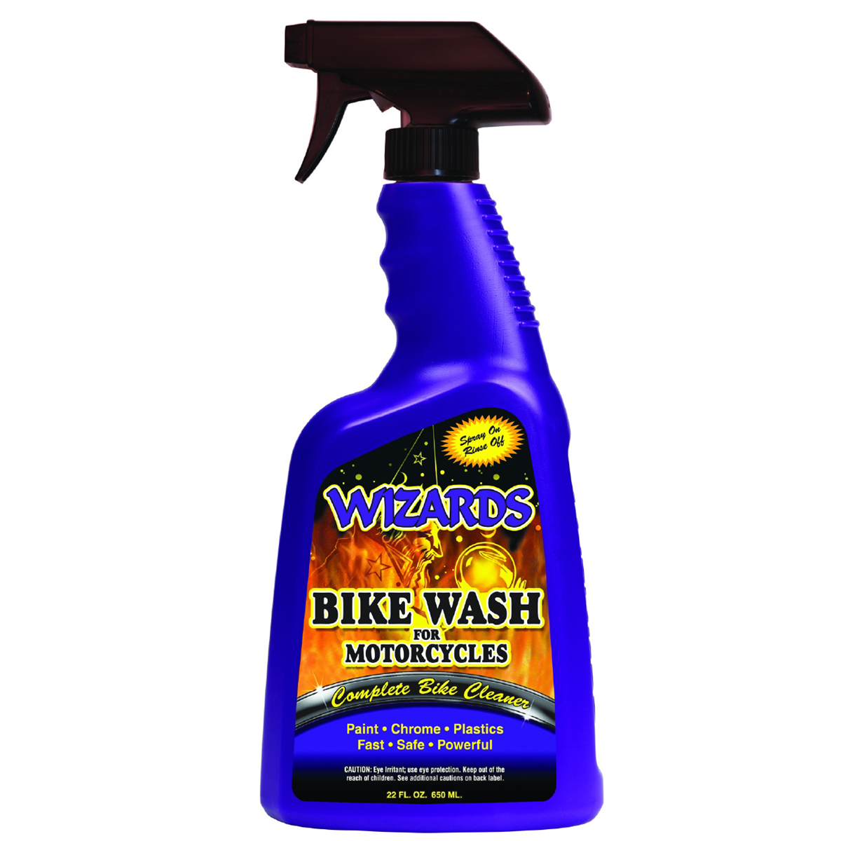 Wizards Products 22086 Bike Wash, 22 oz Spray Bottle, Yellowish Brown, Liquid