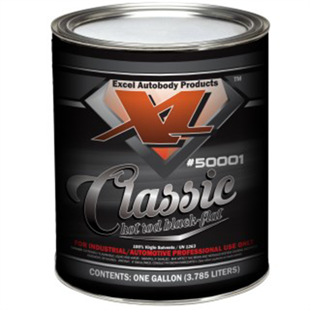 Excel Auto Body Products HOTROD FLAT BLACK GA