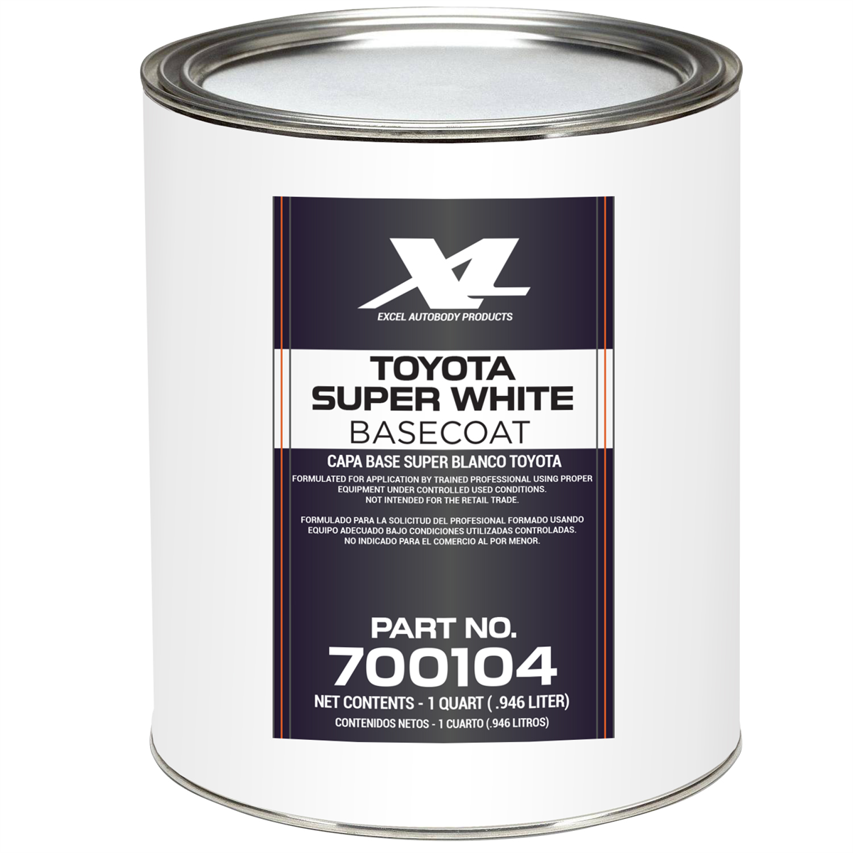 Excel Auto Body Products TOYOTA SUPER WHITE B/C QT