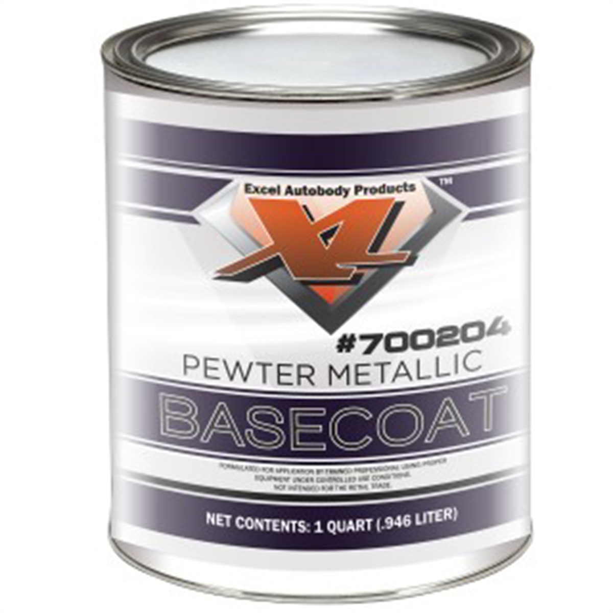 Excel Auto Body Products PEWTER METALLIC B/C QT.