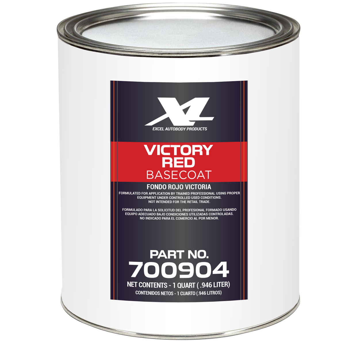 Excel Auto Body Products VICTORY RED BASECOAT QT