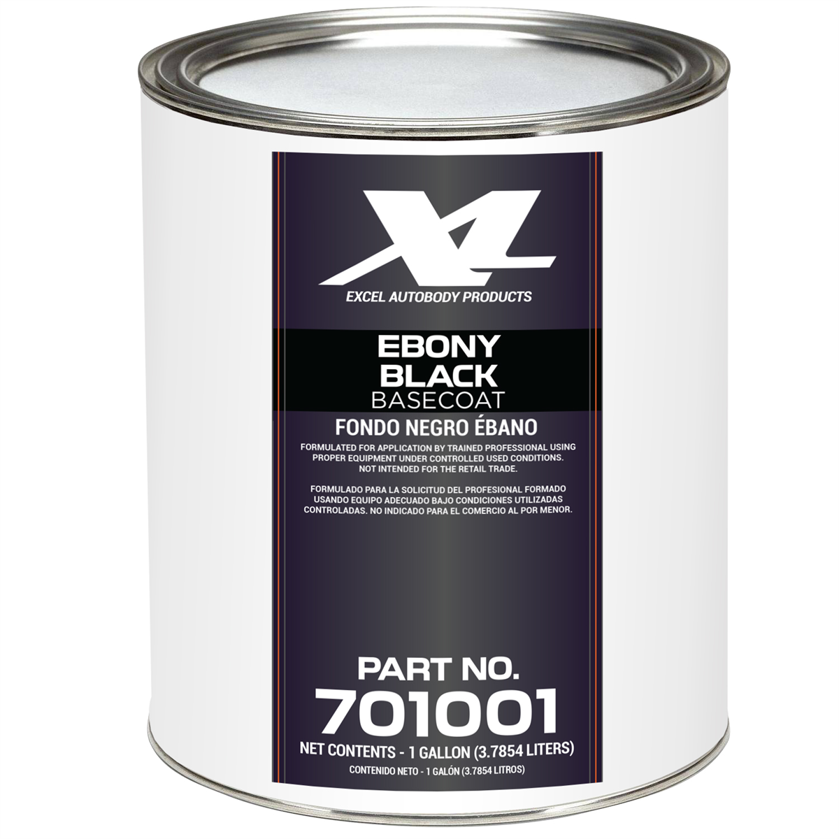 Excel Auto Body Products EBONY BLACK BASECOAT GA