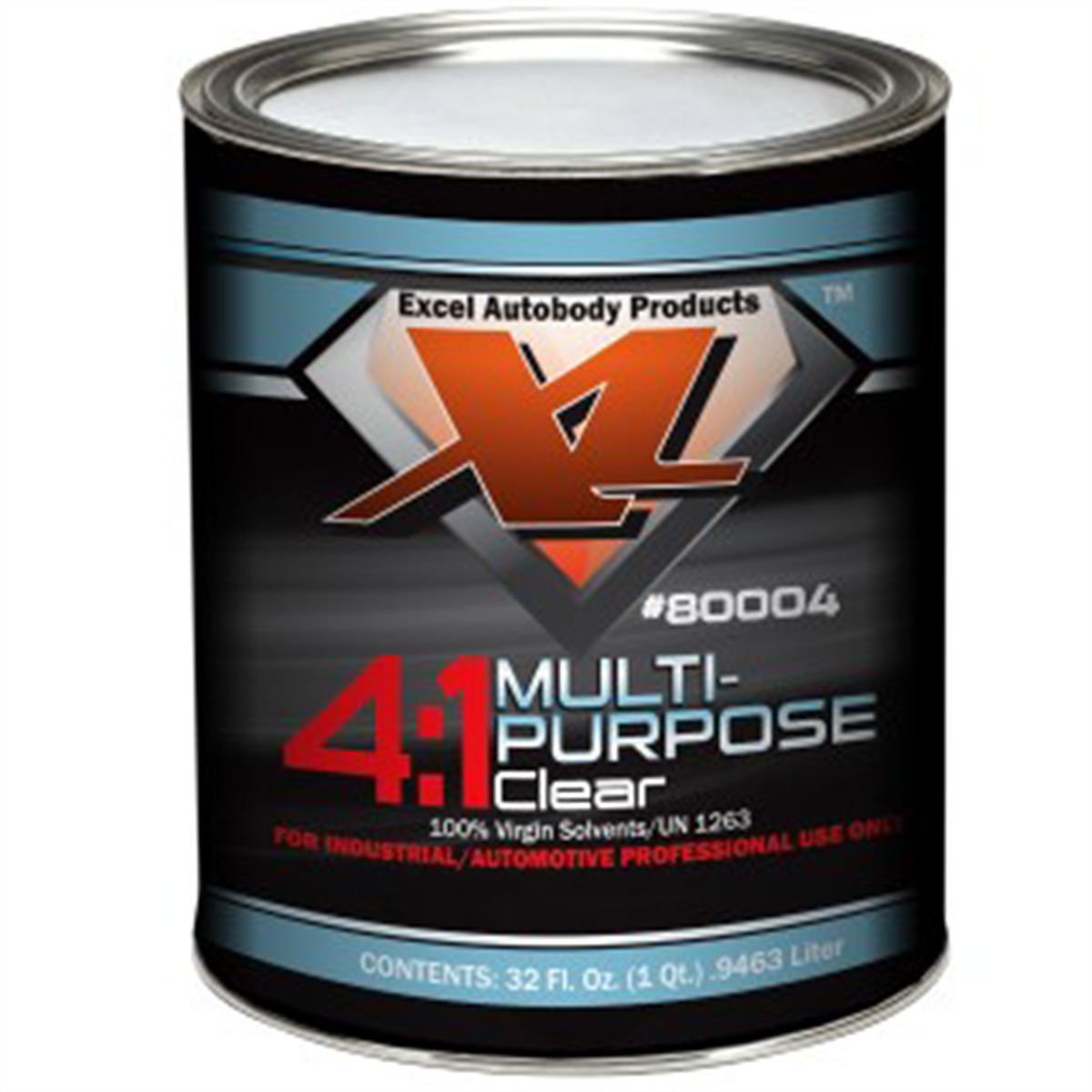 Excel Auto Body Products 4:1 MULTI PURPOSE CLEAR QT