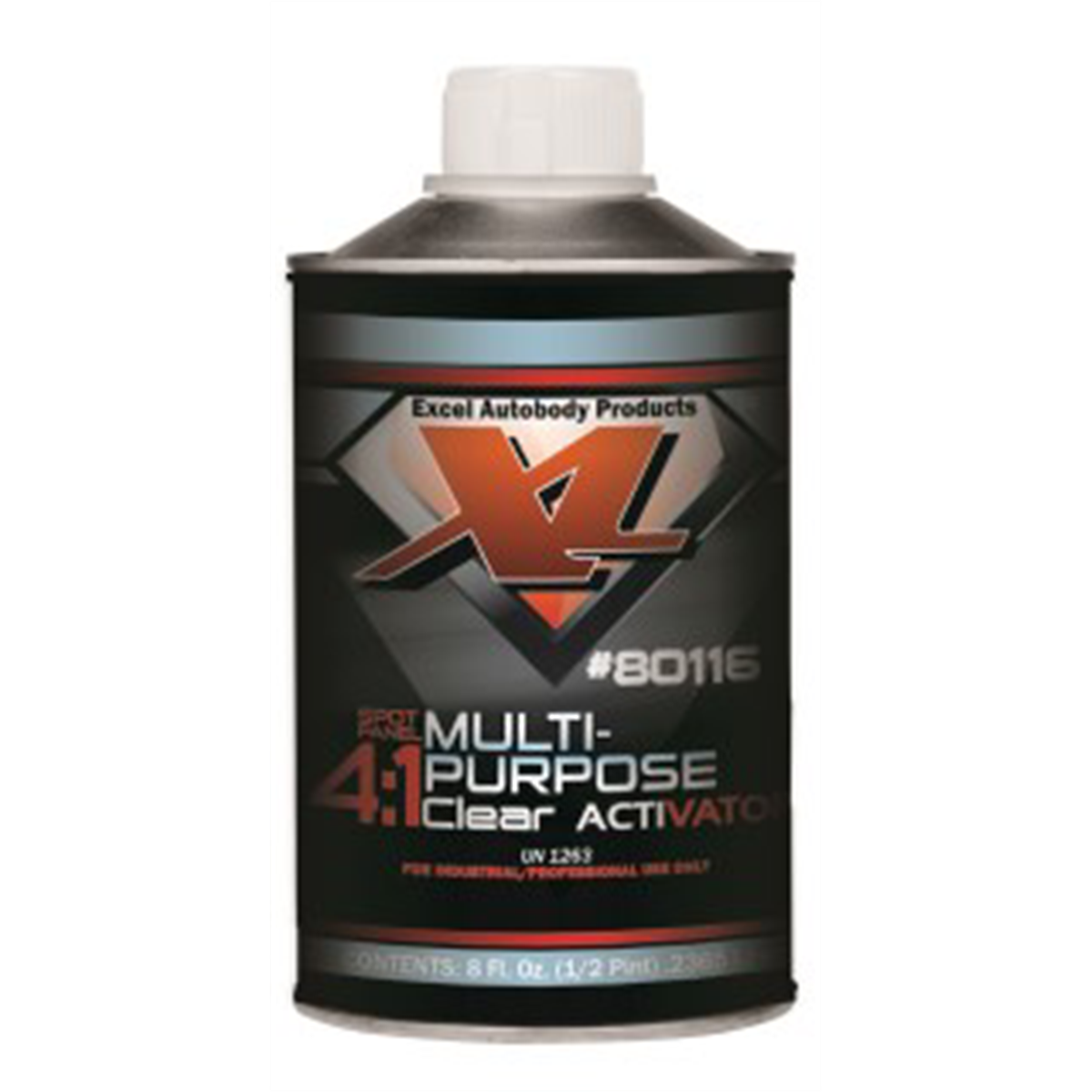 Excel Auto Body Products MULTI PURPOSE CLEAR ACTIVATOR - FAST 1/2PT