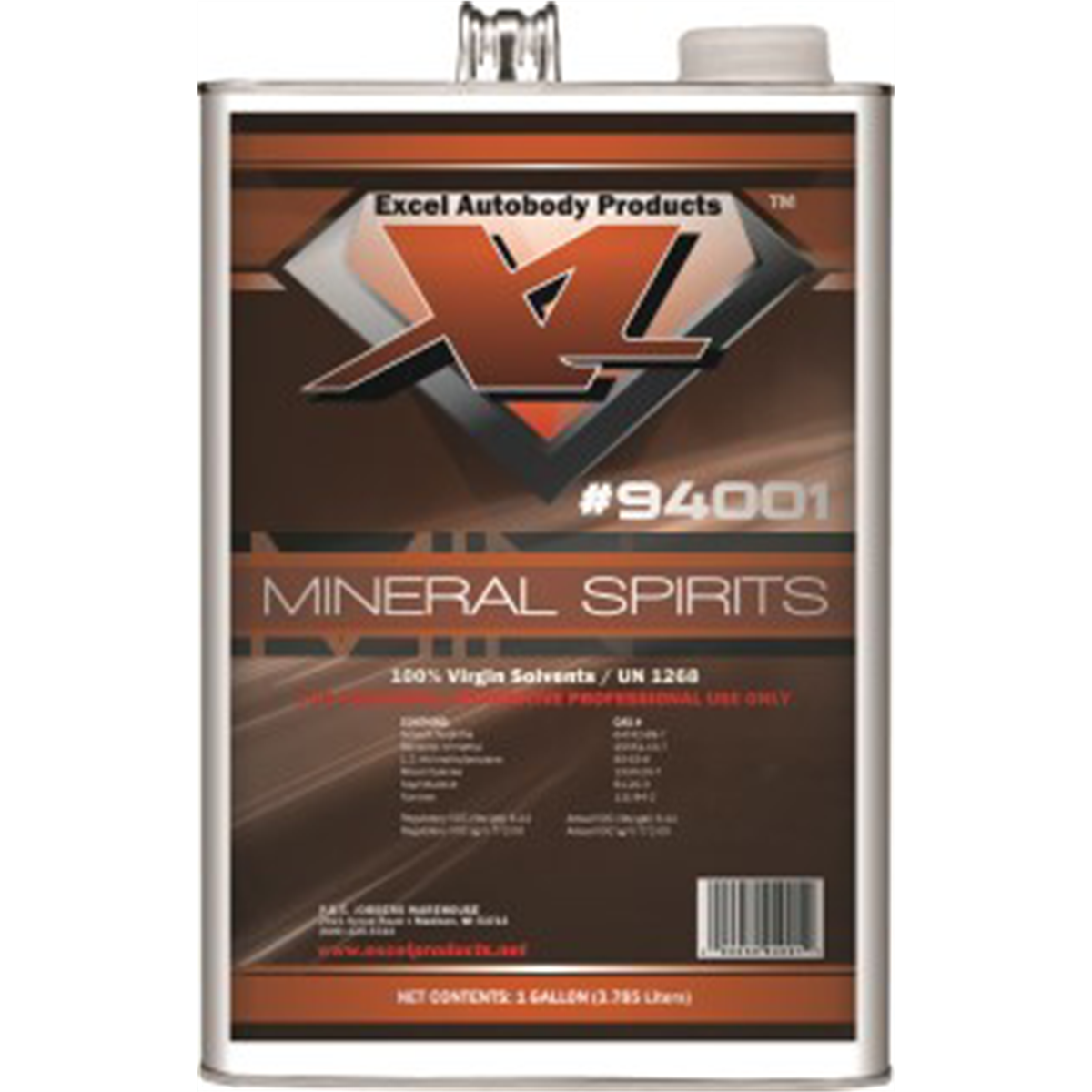 Excel Auto Body Products MINERAL SPIRITS GALLON